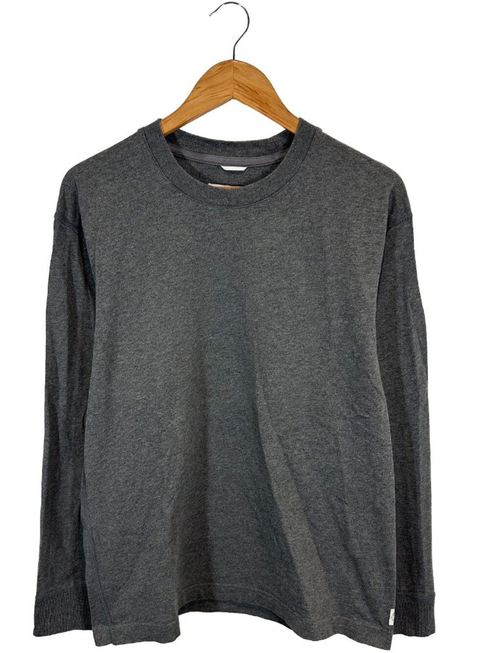 Reigning Champ Mid-weight Grey Cotton Long Sleeve Shirt Size Mens M